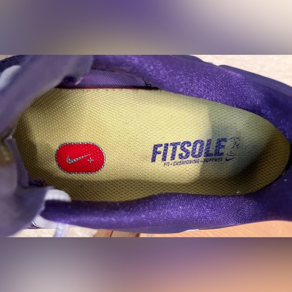 NIKE Training Lunar Victory Purple Fitsole 3 Size 7 - Picture 9 of 10